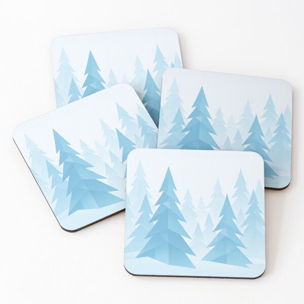 Item preview, Frozen Winter Pine Forest designed and sold by Owcomm.