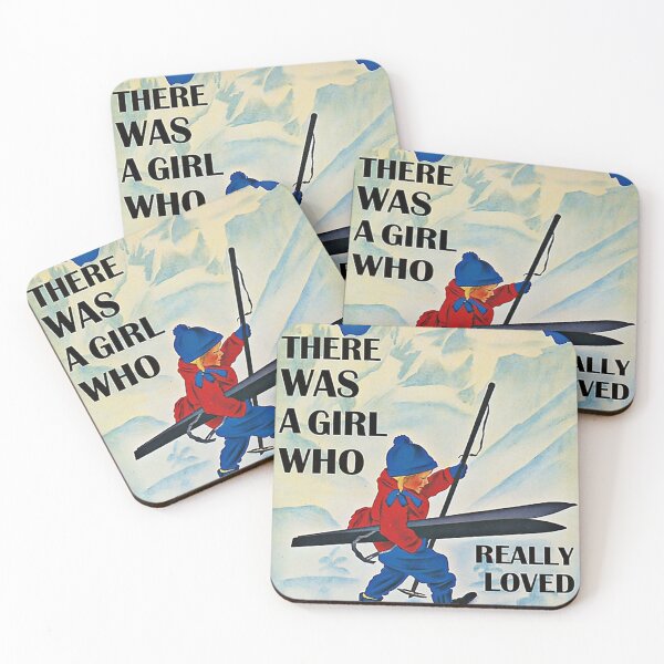 Item preview, Poster Once upon a time there was a girl who really loved skiing it was me designed and sold by anthonyJenkiny.