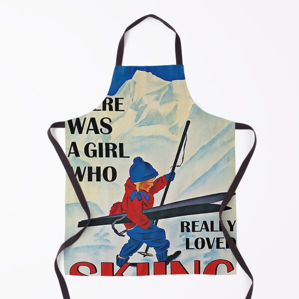 Item preview, Poster Once upon a time there was a girl who really loved skiing it was me designed and sold by anthonyJenkiny.