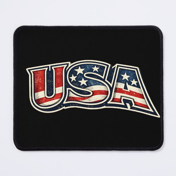 Item preview, Retro USA American Flag Vintage Patriotic Graphic designed and sold by ArcadiaSilence.