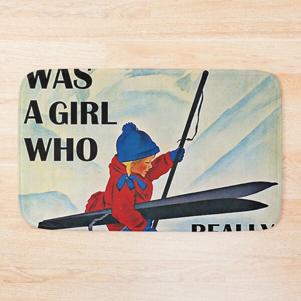 Item preview, Poster Once upon a time there was a girl who really loved skiing it was me designed and sold by anthonyJenkiny.