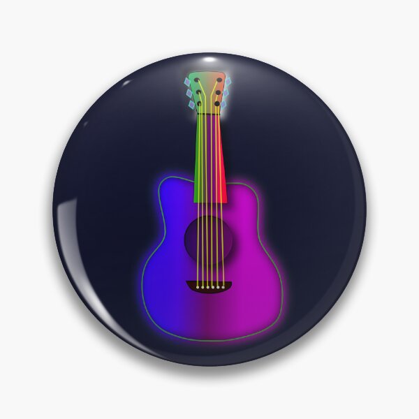 Item preview, Neon Dreams Acoustic Guitar designed and sold by Artshop Marjolein.