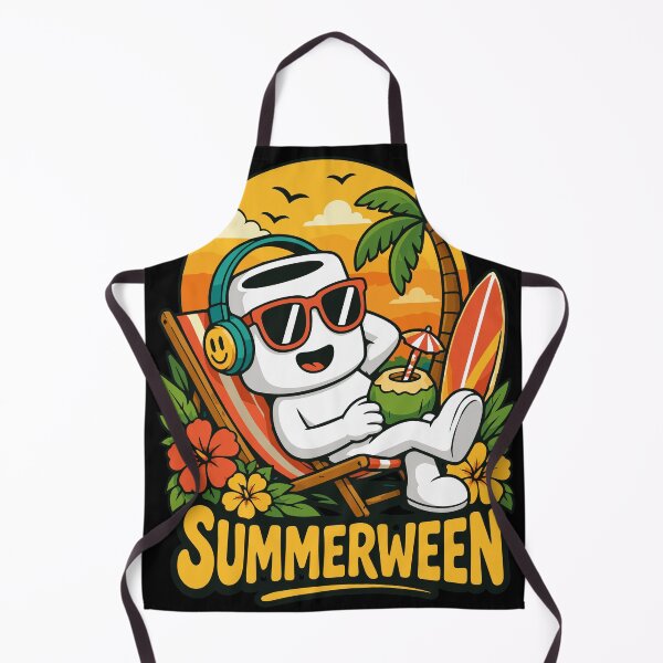 Item preview, Summerween Ghost Halloween Summer Beach Vibes designed and sold by Huddy-clothes.