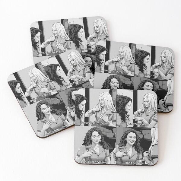 Item preview, 2 broke girls: Don't get attached  designed and sold by Rising-Studio.