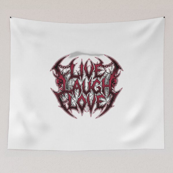 Item preview, Live Laugh Love Heavy Metal Band Logo Parody designed and sold by ryanguas.