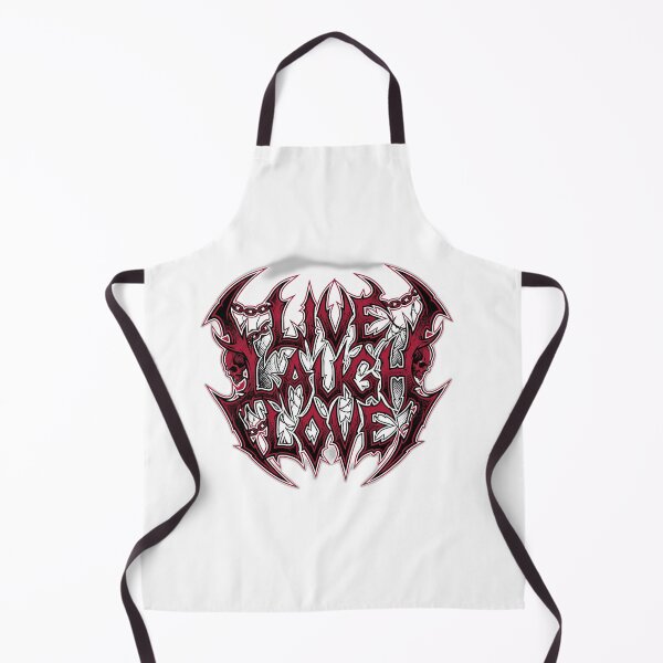 Item preview, Live Laugh Love Heavy Metal Band Logo Parody designed and sold by ryanguas.