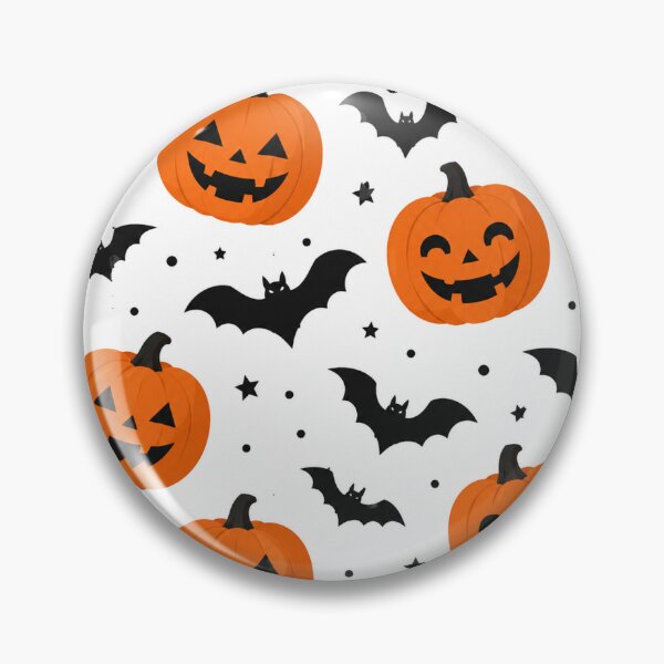 Item preview, Halloween Pumpkins and Bats Seamless Pattern designed and sold by Owcomm.