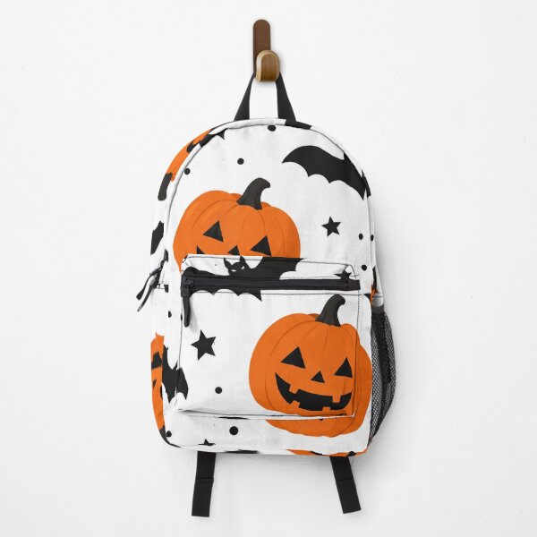 Item preview, Halloween Pumpkins and Bats Seamless Pattern designed and sold by Owcomm.