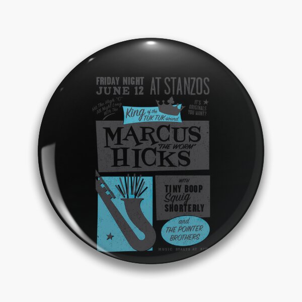 Item preview, Concert Poster Style Layout for Marcus The Worm Hicks designed and sold by KinRow.