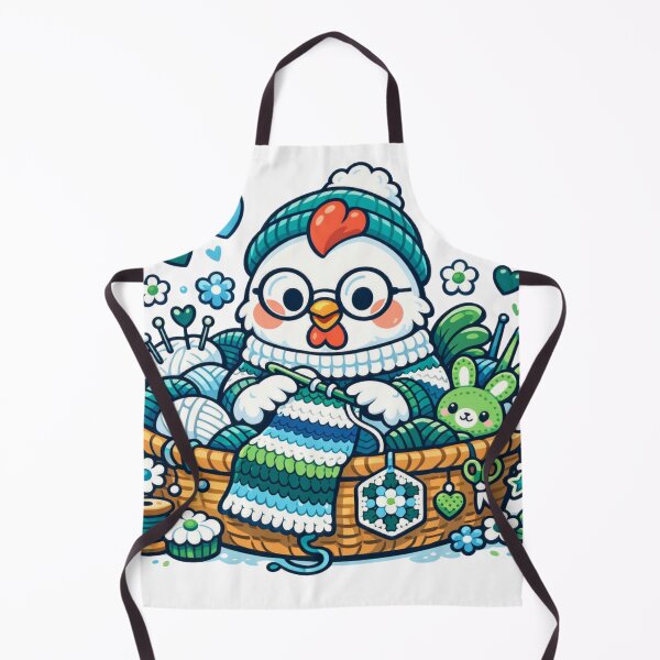 Item preview, Crochet Chicken Knitting Club designed and sold by Chill Chicken Studio.