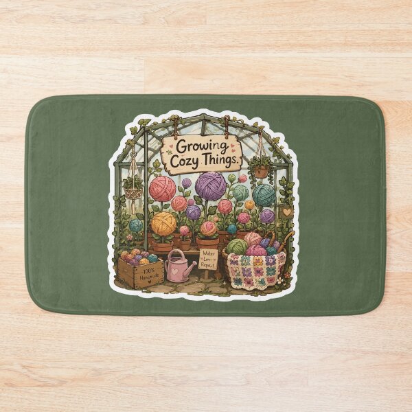 Item preview, Growing Cozy Things Crochet Greenhouse Cottagecore designed and sold by SimplePoDesign.