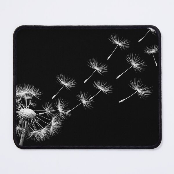 Item preview, Floating Dandelion Seeds Black and White designed and sold by Owcomm.