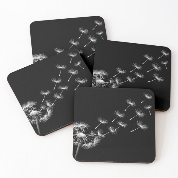 Item preview, Floating Dandelion Seeds Black and White designed and sold by Owcomm.