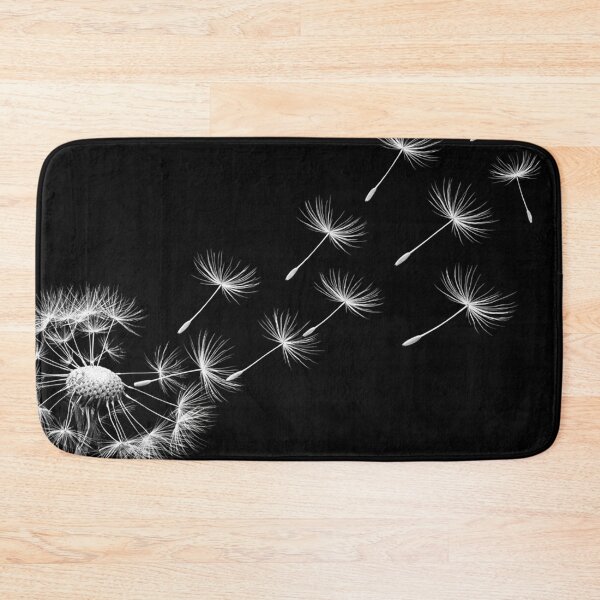 Item preview, Floating Dandelion Seeds Black and White designed and sold by Owcomm.