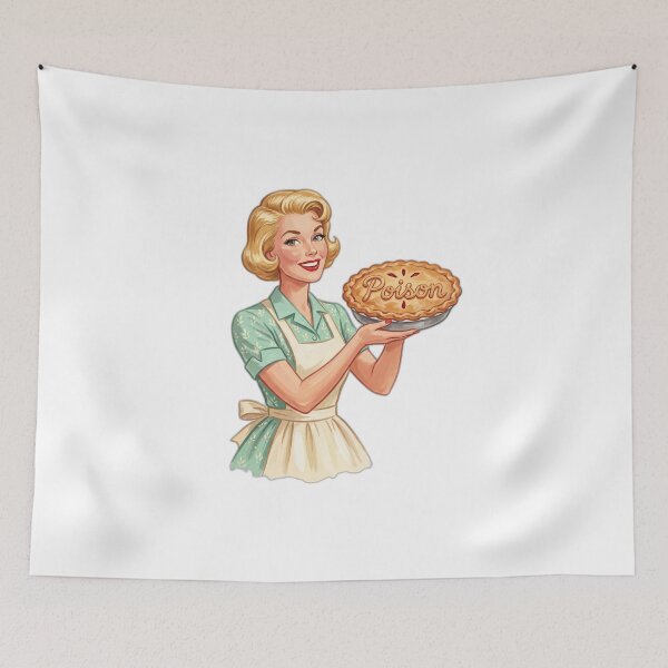 Item preview, Poison Pie 1950s Retro Housewife Dark Humor designed and sold by ryanguas.