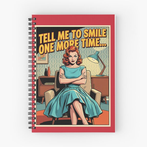 Item preview, Tell me to smile one more time- 1950s Housewife designed and sold by Tantessa.