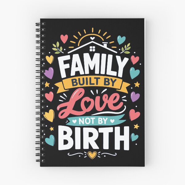 Item preview, Family Built by Love – Colorful Inspirational Family Typography designed and sold by Huddy-clothes.