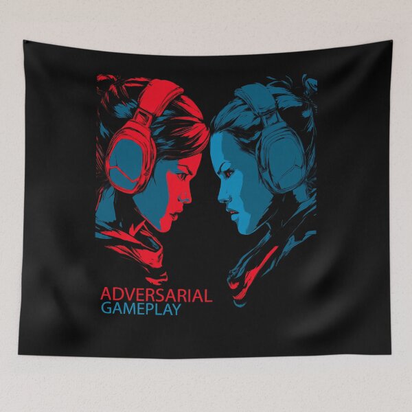 Item preview,     Adversarial Gaming Rivalry Competition Design designed and sold by VYBE DARK Studio.