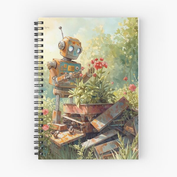 Item preview, Robot In The Garden designed and sold by JKDesigns101.