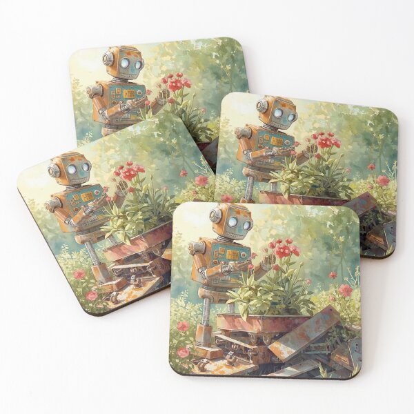 Item preview, Robot In The Garden designed and sold by JKDesigns101.
