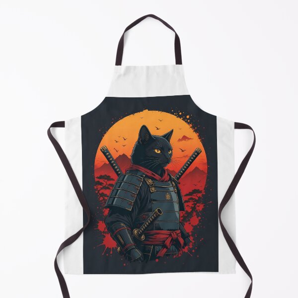 Item preview, Japanese Samurai Cats - Sensei Samurai Cat designed and sold by PurrfectHome.