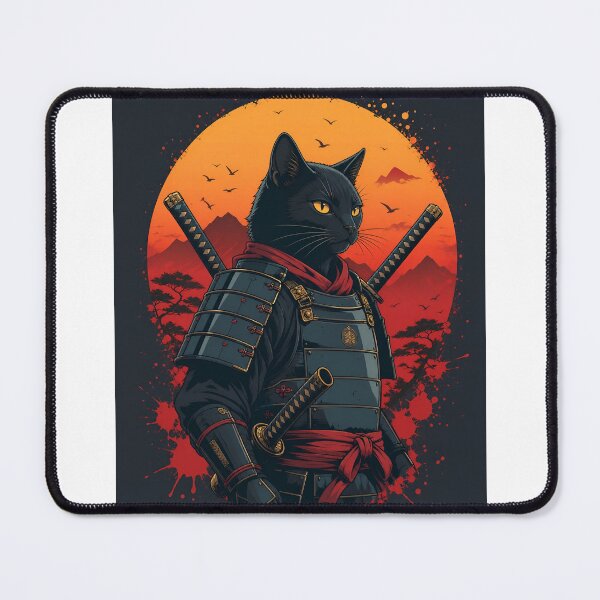 Item preview, Japanese Samurai Cats - Sensei Samurai Cat designed and sold by PurrfectHome.