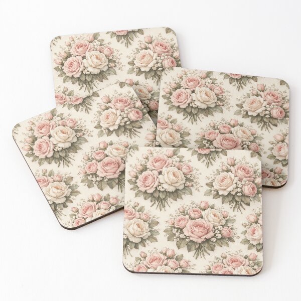 Item preview, Vintage Pastel Rose Bouquet Pattern designed and sold by Owcomm.