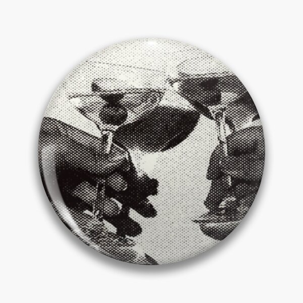 Item preview, Poster Black White Martini Glasses Vintage News Print designed and sold by Nicole-gibson.