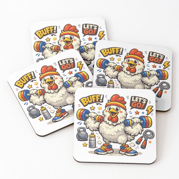 Item preview, Buff Chicken Workout Club designed and sold by Chill Chicken Studio.