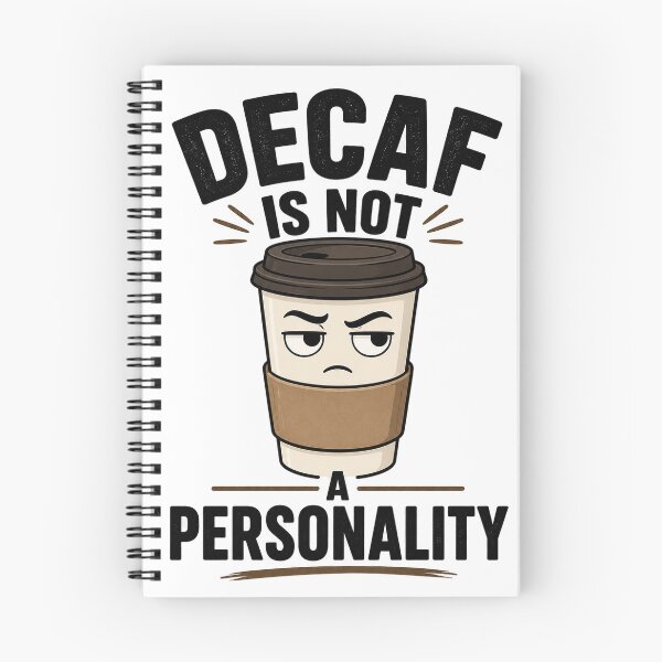 Item preview, Decaf Is Not A Personality Coffee Humor designed and sold by Nawi32.