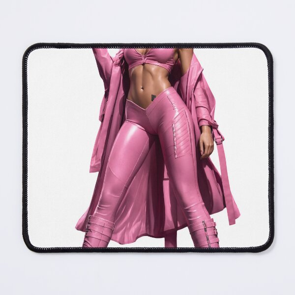 Item preview, Fantasy Warrior Pose in Pink Silk Cape and Armor Isolated on Transparent Background designed and sold by Creative88Art.