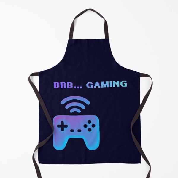 Item preview, BRB... Gaming | Neon Retro Gamer Controller | Pixel Art Gaming Design designed and sold by VariusDesigns.