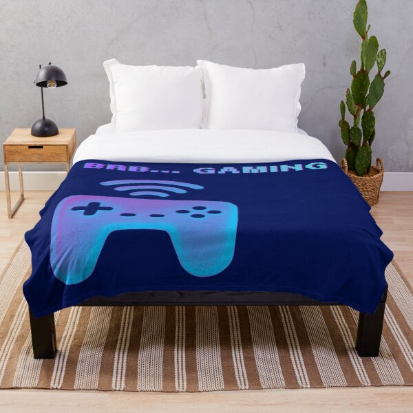 Item preview, BRB... Gaming | Neon Retro Gamer Controller | Pixel Art Gaming Design designed and sold by VariusDesigns.
