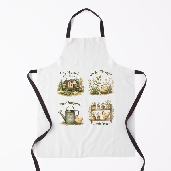 Item preview, Cozy Tiny Cottage Botanical Watercolor designed and sold by Spirit of Siam.
