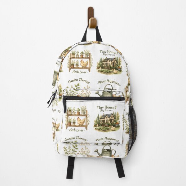 Item preview, Cozy Tiny Cottage Botanical Watercolor designed and sold by Spirit of Siam.