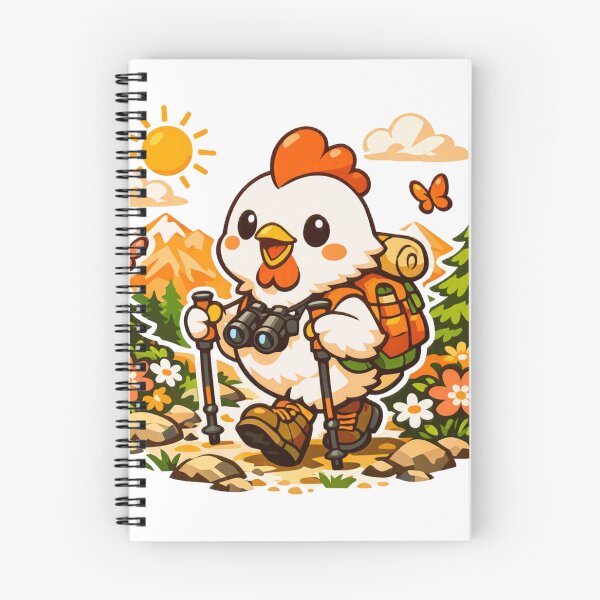 Item preview, Adventure Hiking Chicken designed and sold by Chill Chicken Studio.
