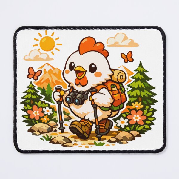 Item preview, Adventure Hiking Chicken designed and sold by Chill Chicken Studio.