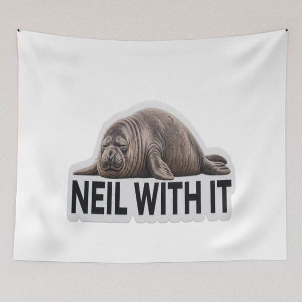 Item preview, Neil The Seal designed and sold by wilnickvisuals.