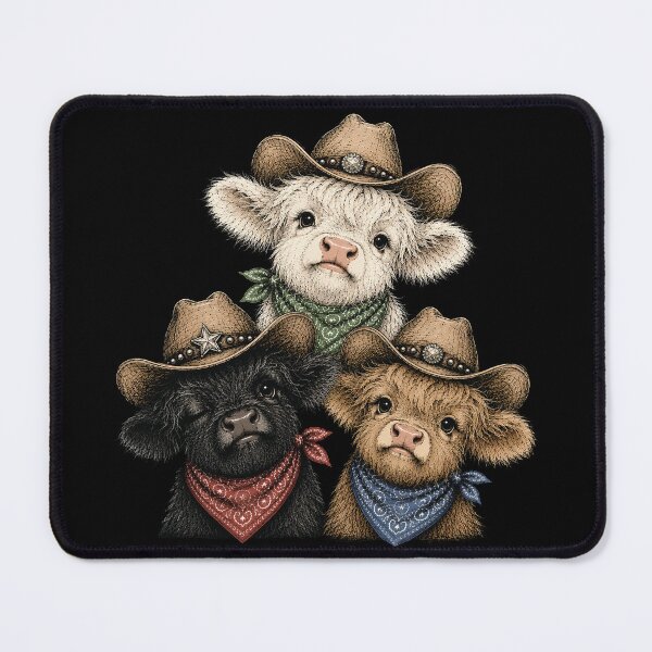 Item preview, Cute Highland Cow, Western Howdy Cowboy Cowgirl designed and sold by GPODdesign.