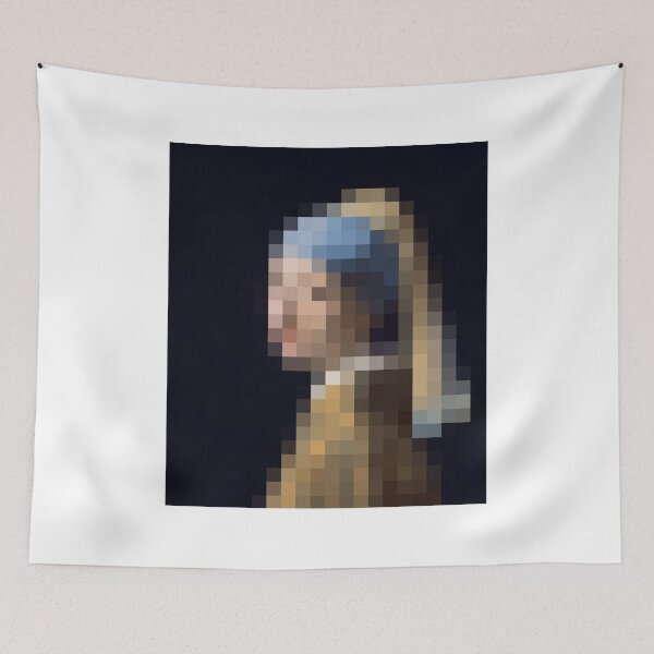 Item preview, mosaic girl-Girl with a Pearl Earring- designed and sold by DRIPPED-STORE.