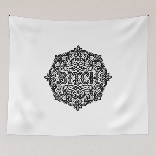 Item preview, Hidden Swear Word Elegant Lace Doily Pattern designed and sold by ryanguas.