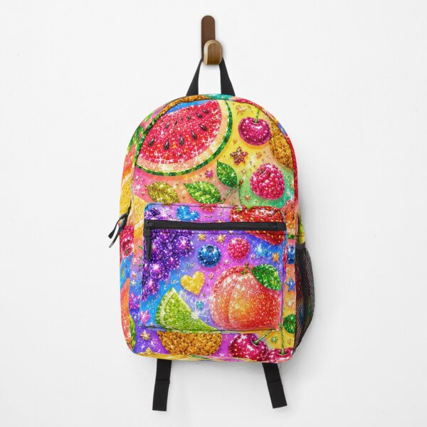 Item preview, Glittery Mixed Fruits Seamless Pattern Fruit Print designed and sold by Aramdesing.