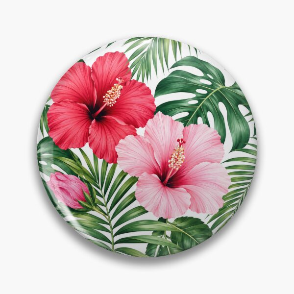 Item preview, Tropical Hibiscus Garden Pattern designed and sold by Owcomm.