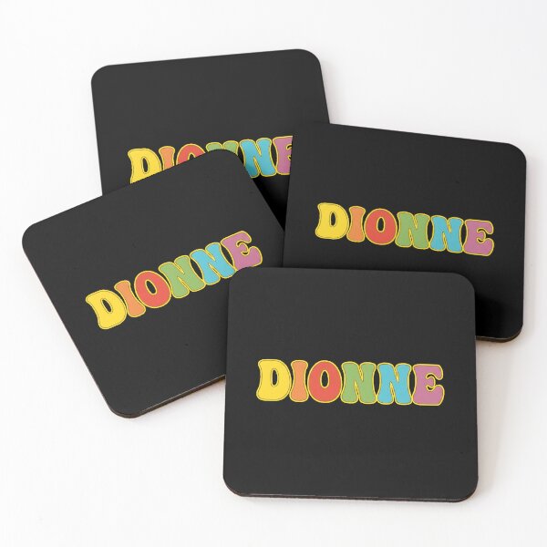Artikelvorschau, ❤️ Personalisiertes Dionne-Namens-Shirt im Wellen-Retro-Stil, Kaffeetasse, Aufkleber-Geschenk entworfen und verkauft von HelixPedia.