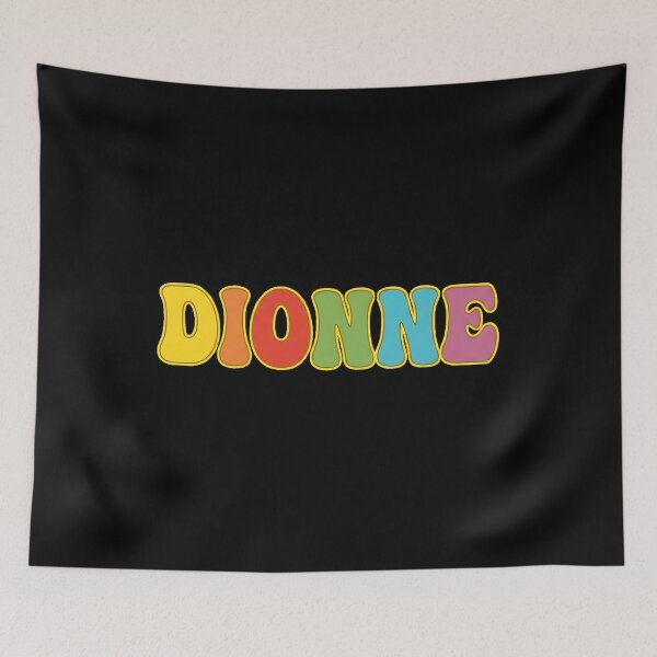 Item preview, ❤️ Dionne Personalized Name Wavy Retro Shirt, Coffee Mug, Sticker Gift designed and sold by HelixPedia.
