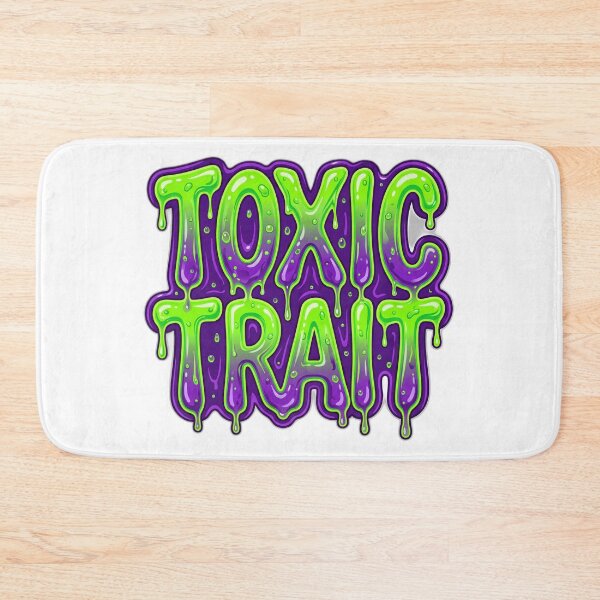 Item preview, Toxic Trait Neon Slime Dripping Typography designed and sold by ryanguas.