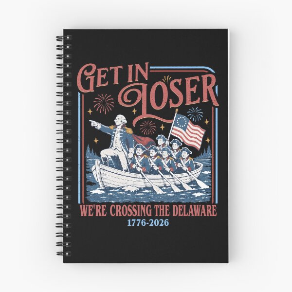 Item preview, Get In Loser We're Crossing the Delaware 250th Anniversary 1776 2026 Shirt designed and sold by Cleckchave.