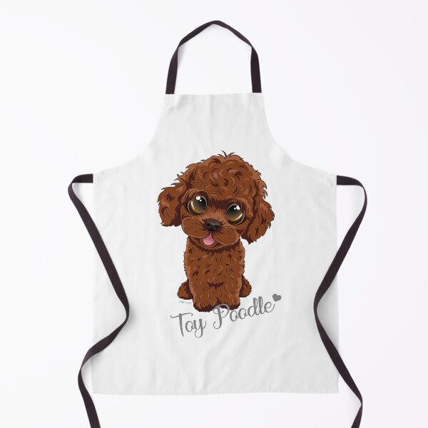 Artikelvorschau, Cute Toy Poodle Cartoon Dog ∣ Kawaii Toy Poodle Puppy Gift ∣ Dog Lovers entworfen und verkauft von SPARKLES-design.
