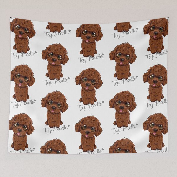Item preview, Cute Toy Poodle Cartoon Dog ∣ Kawaii Toy Poodle Puppy Gift ∣ Dog Lovers designed and sold by SPARKLES-design.