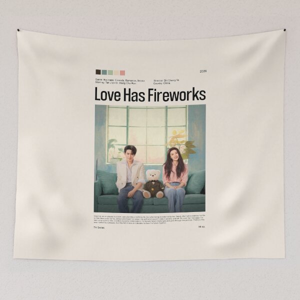Artikelvorschau, Love Has Fireworks (chinesisches Drama, 2026), Fernsehserie entworfen und verkauft von PinkandP.